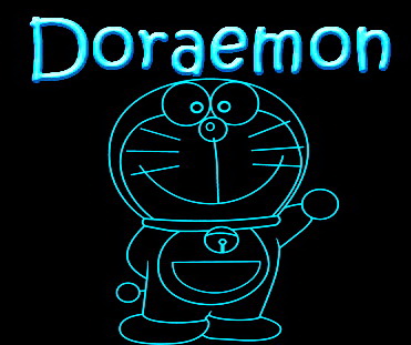 Doraemon Hello LED Neon Sign